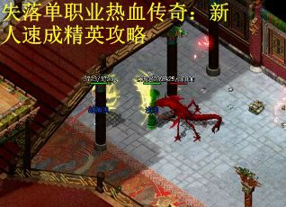 失落单职业热血传奇：新人速成精英攻略