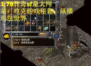 1.76传奇sf最大网站：攻克游戏秘籍，纵横玛法世界