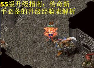 55级升级指南：传奇新手必备的升级经验表解析