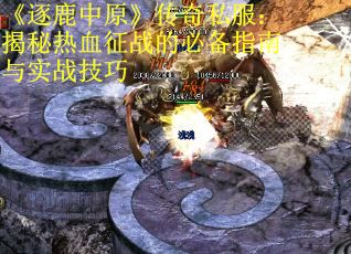 《逐鹿中原》传奇私服：揭秘热血征战的必备指南与实战技巧