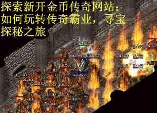 探索新开金币传奇网站：如何玩转传奇霸业，寻宝探秘之旅