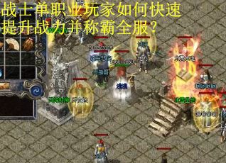 战士单职业玩家如何快速提升战力并称霸全服? 战士单职业玩家如何快速提升战力并称霸全服?