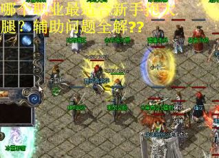 哪个职业最适合新手抱大腿？辅助问题全解??