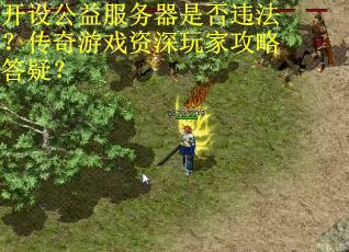 开设公益服务器是否违法？传奇游戏资深玩家攻略答疑？