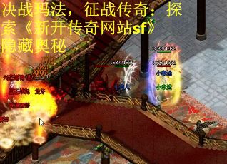 决战玛法，征战传奇：探索《新开传奇网站sf》隐藏奥秘