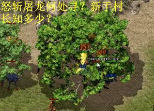 怒斩屠龙何处寻？新手村长知多少？