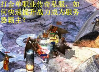 打金单职业传奇私服，如何快速提升战力成为服务器霸主？