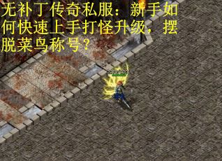 无补丁传奇私服：新手如何快速上手打怪升级，摆脱菜鸟称号？