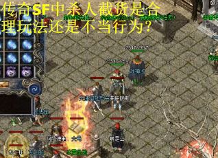 传奇SF中杀人截货是合理玩法还是不当行为？
