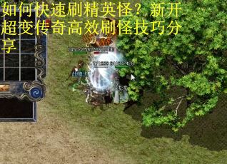 如何快速刷精英怪？新开超变传奇高效刷怪技巧分享